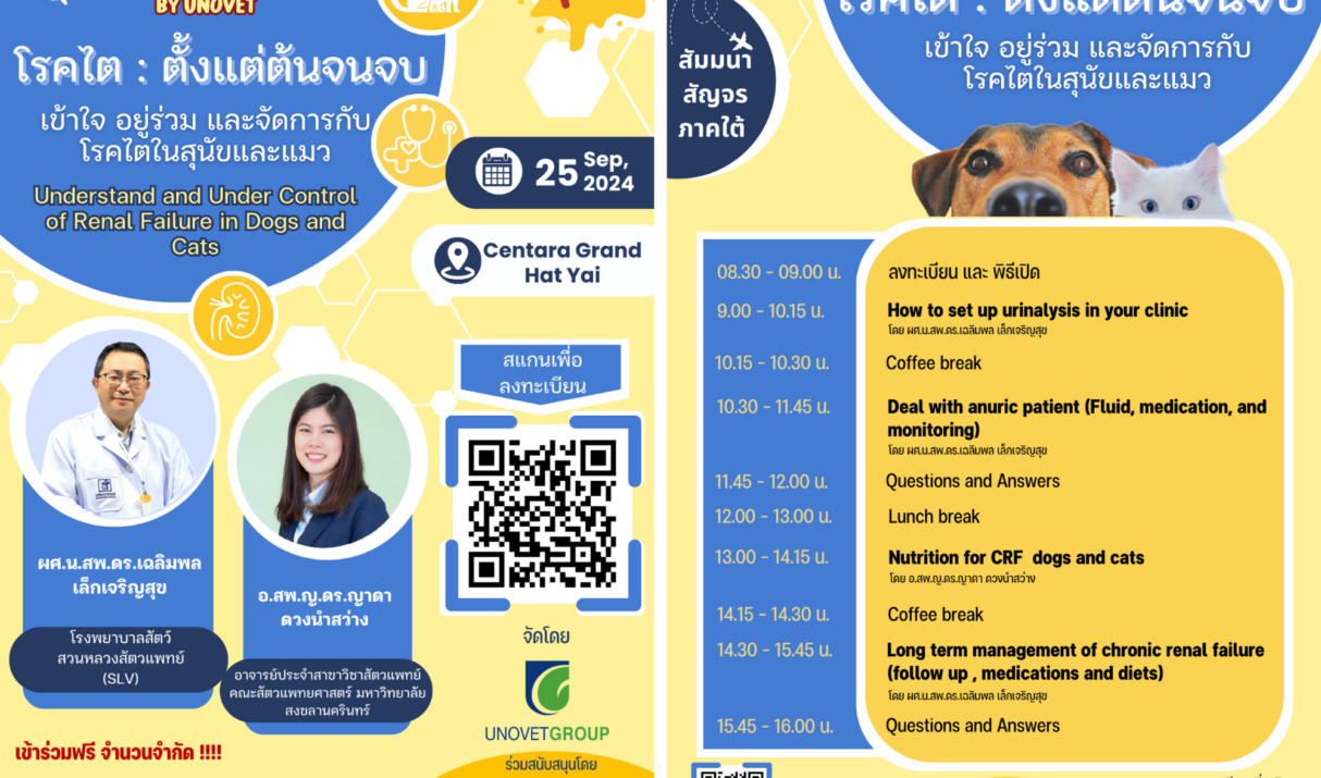 สัมมนาสัญจรภาคใต้ โรคไต : ตั้งแต่ต้นจนจบ