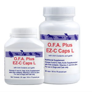 O.F.A. Plus EZ-C Caps L สูตรสำหรับสัตว์ใหญ่ (น้ำหนัก 50-70 ปอนด์)