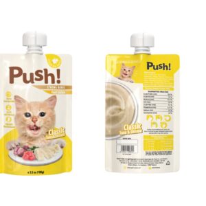 Push! Pouch Tuna & Shirasu (พุช พาวช์ รสปลาทูน่าและปลาข้าวสาร)