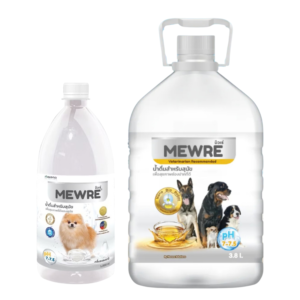 มิวเร่ (Mewre) น้ำดื่มสะอาดบริสุทธิ์สำหรับสุนัข กลิ่นธรรมชาติ (Natural Flavor)